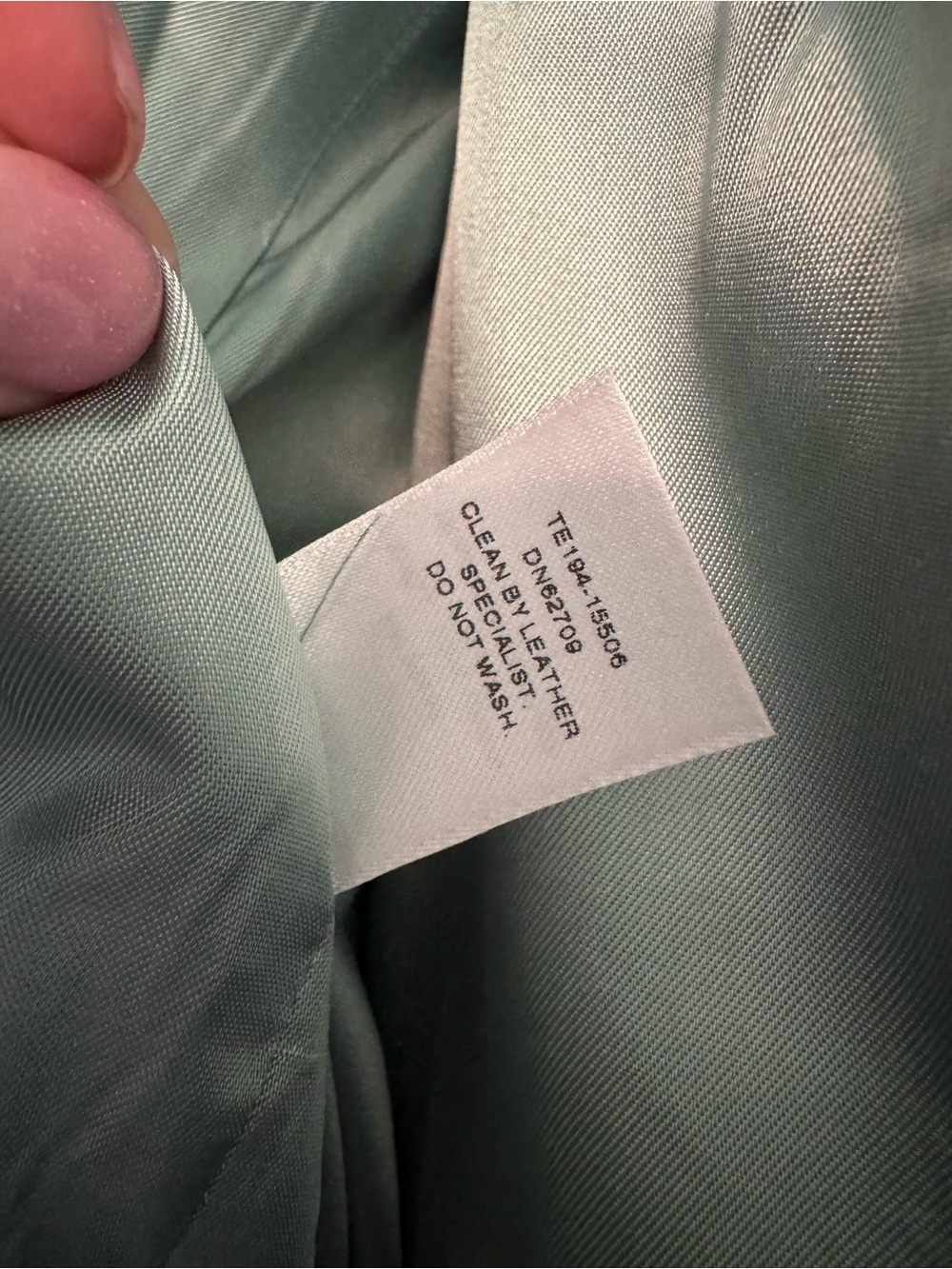 Pendleton Light Blue Jacket with Brown Leather Label - Picture 5 of 7